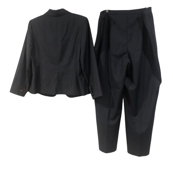 EUC Jones New York Suit Separates Navy Size 16W Jacket 22W Suit Pants - Picture 9 of 11